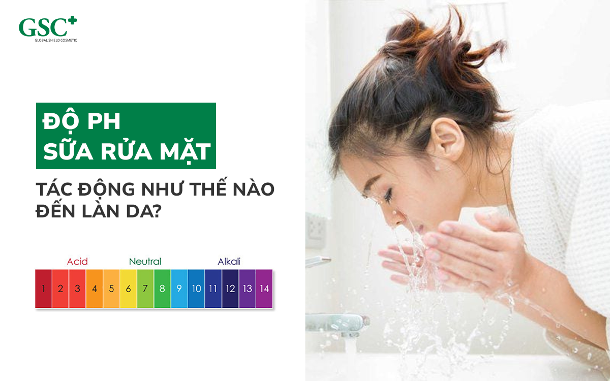 Độ pH sữa rửa mặt